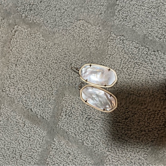 Kendra Scott Danielle Mother of Pearl Earrings - Picture 3 of 3